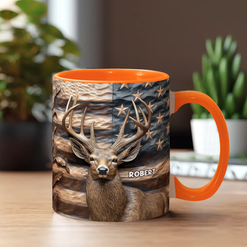 Deer Hunting - Personalized Hunting Accent Mug