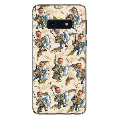 Photo Inserted Funny Fishing - Personalized Fishing Phone Case