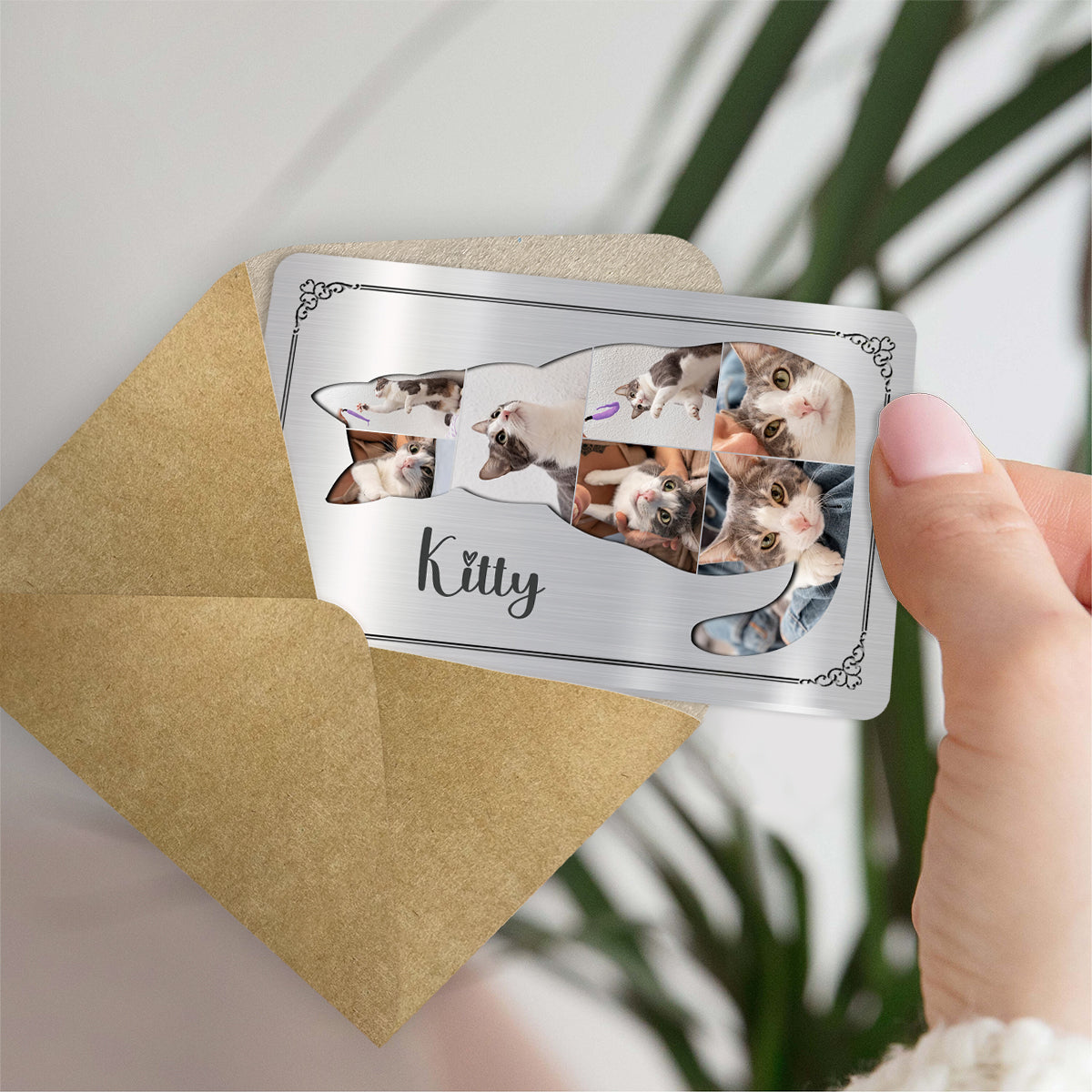 Remember Me - Personalized Cat Wallet Insert Card