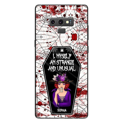 I Myself Am Strange and Unusual - Personalized Witch Phone Case