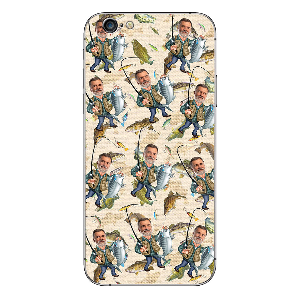 Photo Inserted Funny Fishing - Personalized Fishing Phone Case