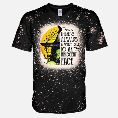 There's Always A Witch Side - Handmade Bleached Shirts