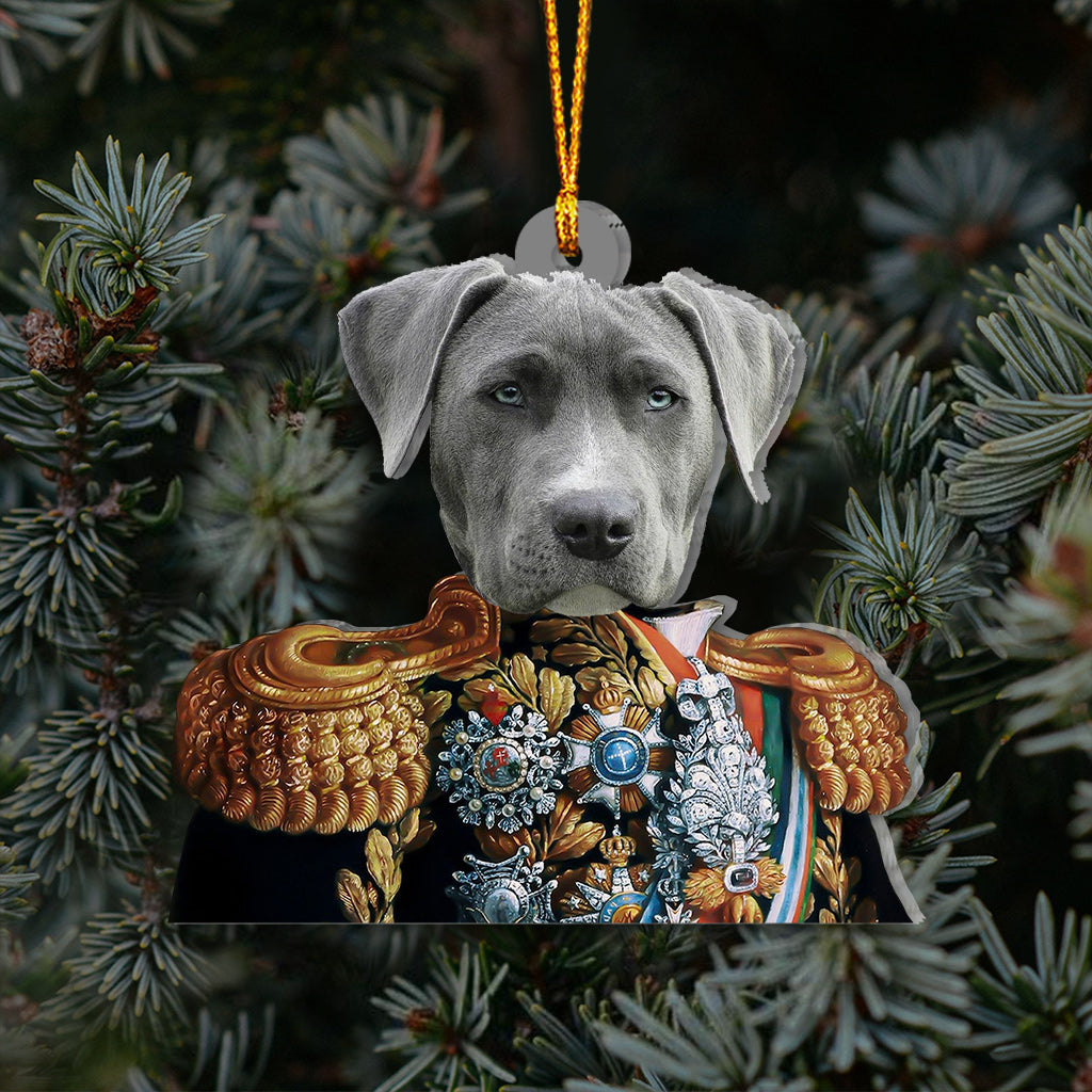 Custom Royal Portrait Renaissance Style - Personalized Dog Ornament