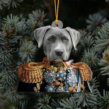 Custom Royal Portrait Renaissance Style - Personalized Dog Ornament