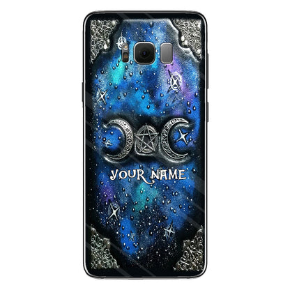 Tripple Moon Silver - Personalized Witch Phone Case