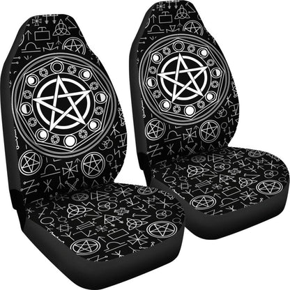 Wiccan Star - Witch Seat Covers 0822