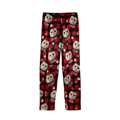 Custom Photo Pet Blanket - Gift for cat lovers, dog lover, cat lover - Personalized Button Down Pajamas