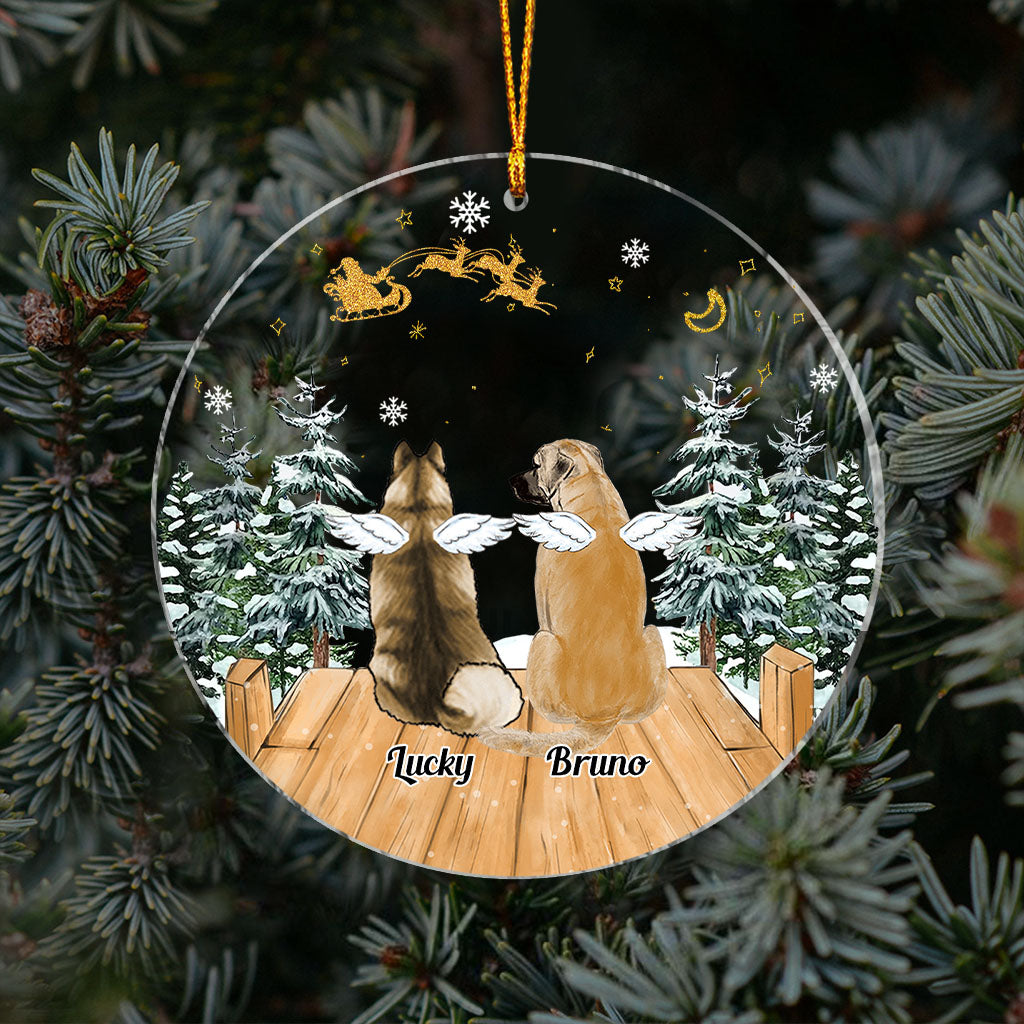 In Loving Memory - Gift for dog lovers, who lost dog, who lost cat - Personalized Transparent Ornament