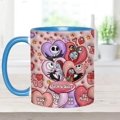 We’re Simply Meant To Be - Personalized Nightmare Accent Mug