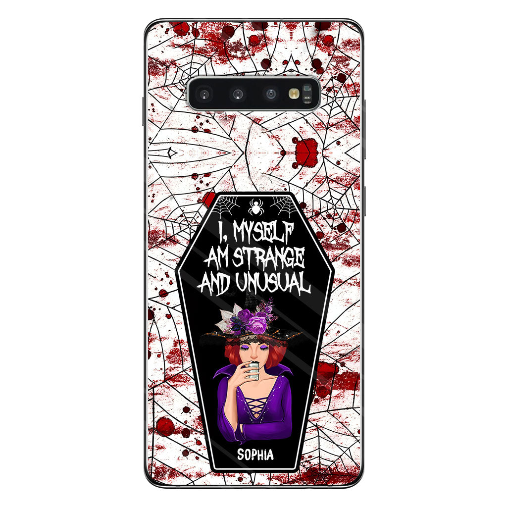 I Myself Am Strange and Unusual - Personalized Witch Phone Case
