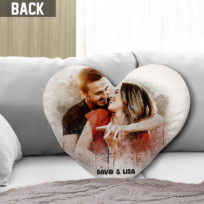 You & Me - Personalized Couple Shaped Pillow