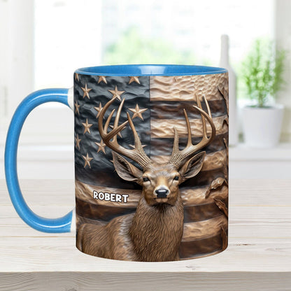Deer Hunting - Personalized Hunting Accent Mug