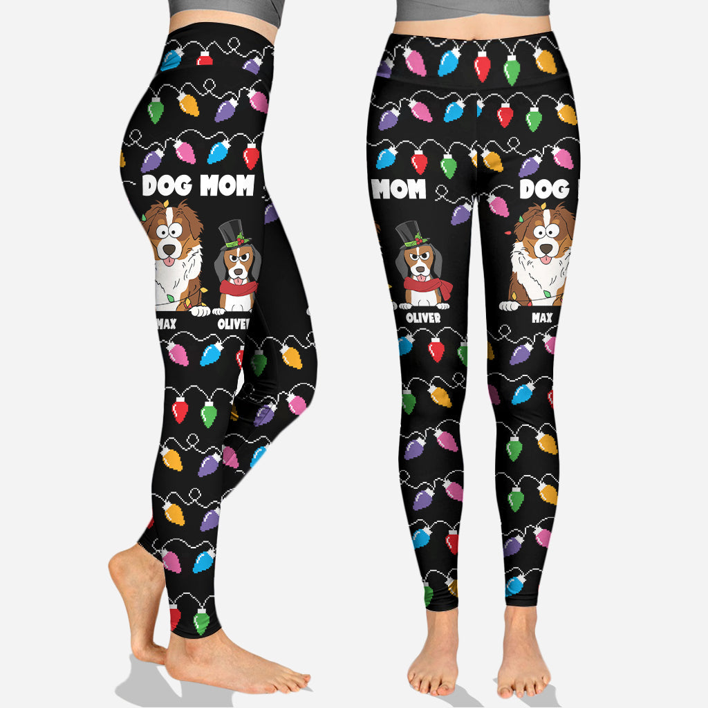 Pet Colorful Christmas Light - Personalized Dog Hoodie and Leggings