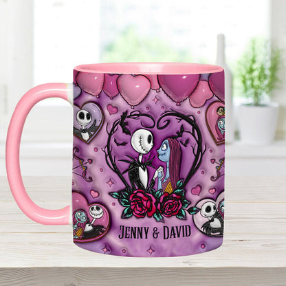 You And Me - Personalized Nightmare Accent Mug