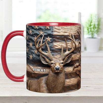 Deer Hunting - Personalized Hunting Accent Mug