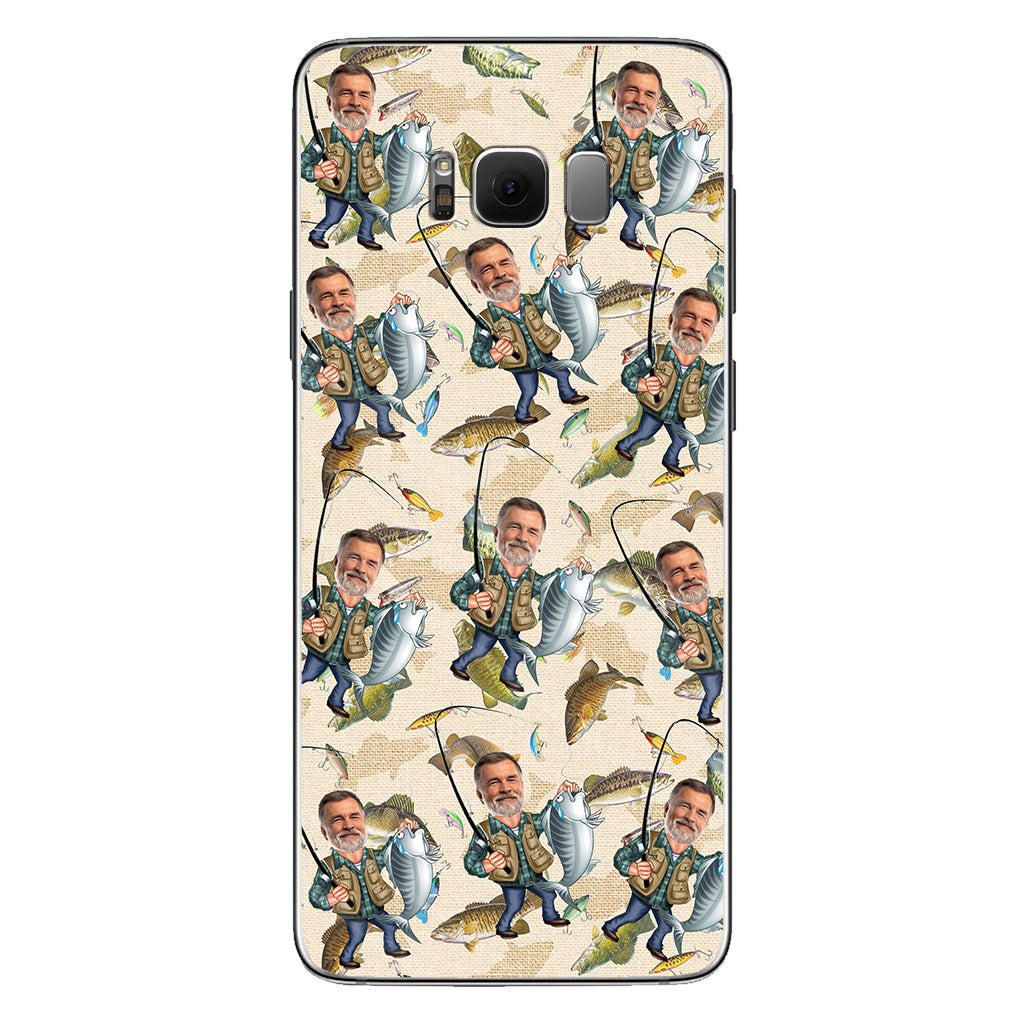 Photo Inserted Funny Fishing - Personalized Fishing Phone Case