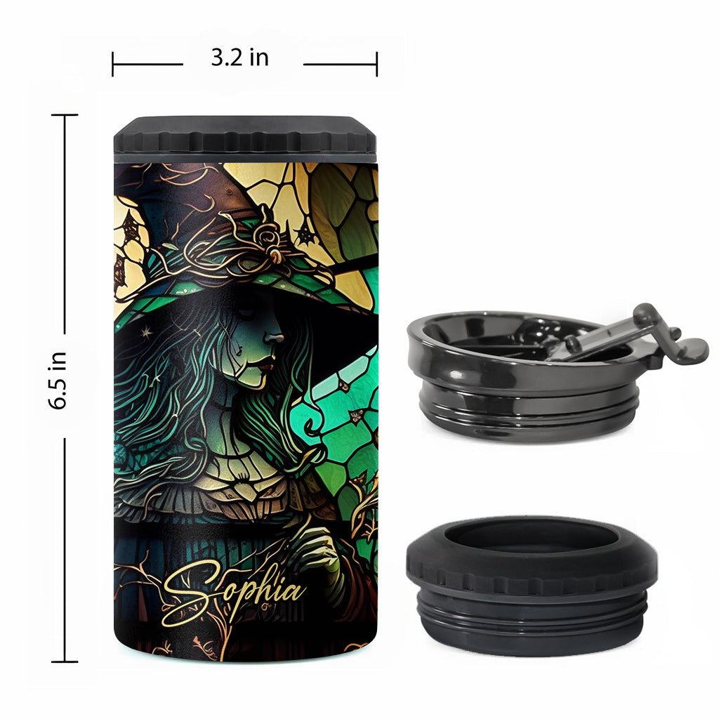 Mysterious Witch - Personalized Witch Can Cooler