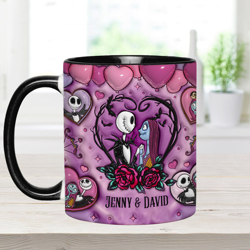 You And Me - Personalized Nightmare Accent Mug