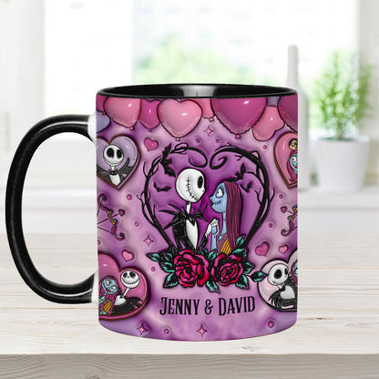 You And Me - Personalized Nightmare Accent Mug