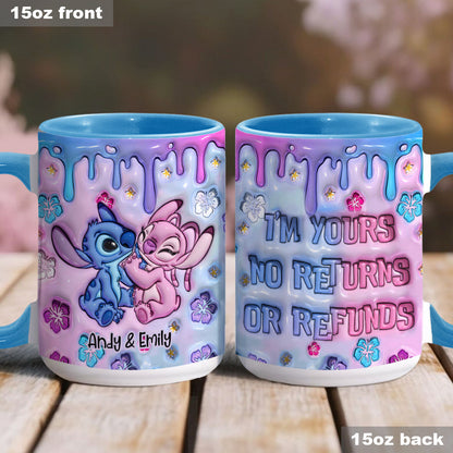 I'm Yours No Returns - Personalized Ohana Accent Mug