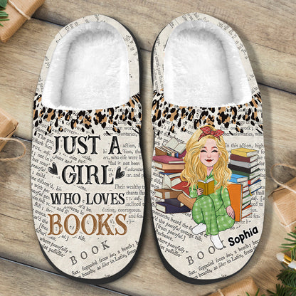 One More Chapter - Personalized Book Slippers