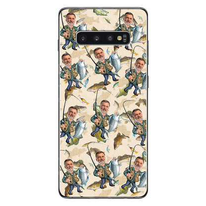 Photo Inserted Funny Fishing - Personalized Fishing Phone Case