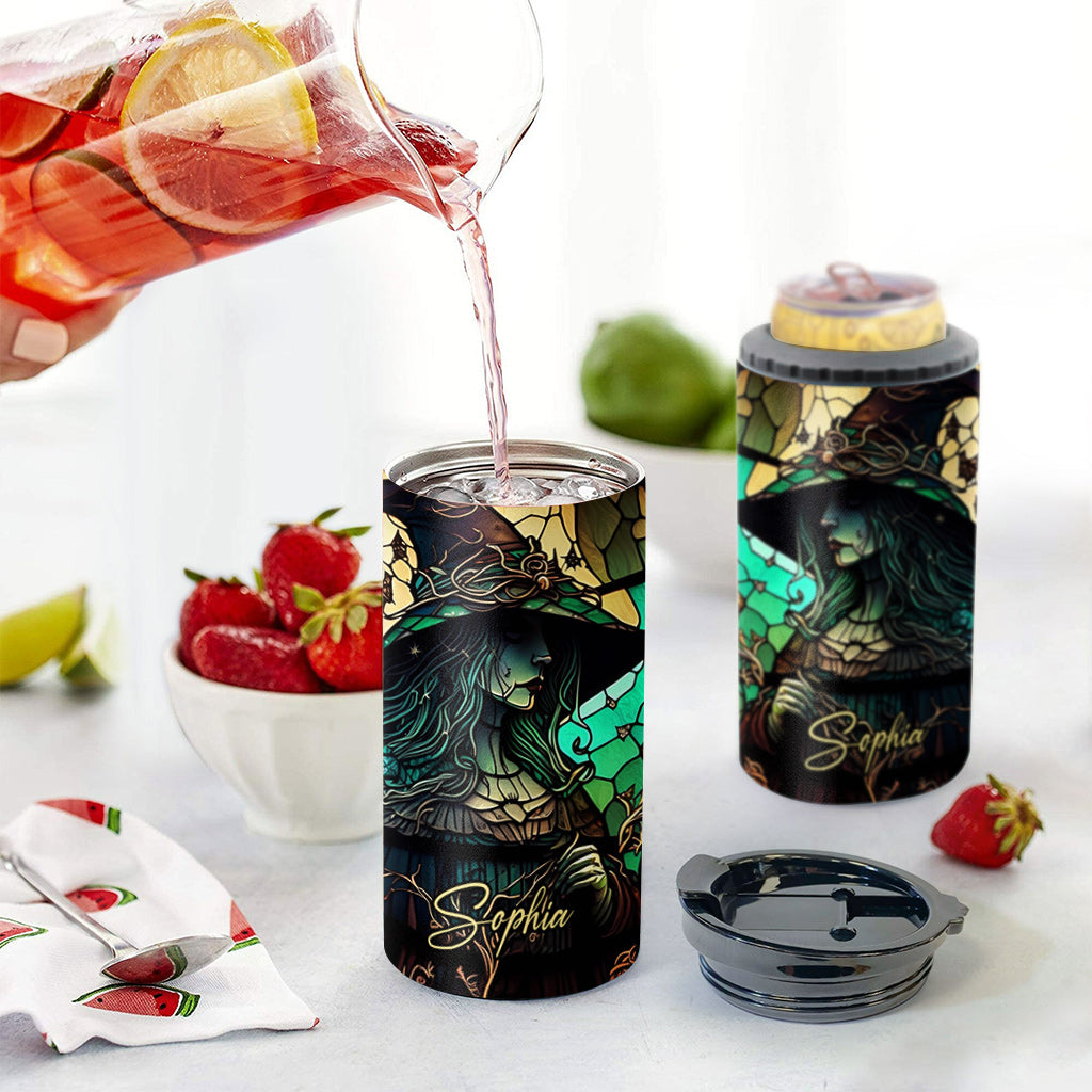 Mysterious Witch - Personalized Witch Can Cooler