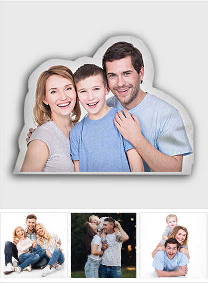 Custom Photo Humanoid - Personalized Family Shaped Pillow
