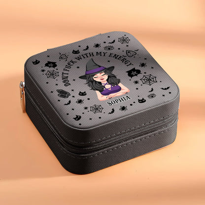 Don't F With My Energy - Personalized Witch Jewelry Box
