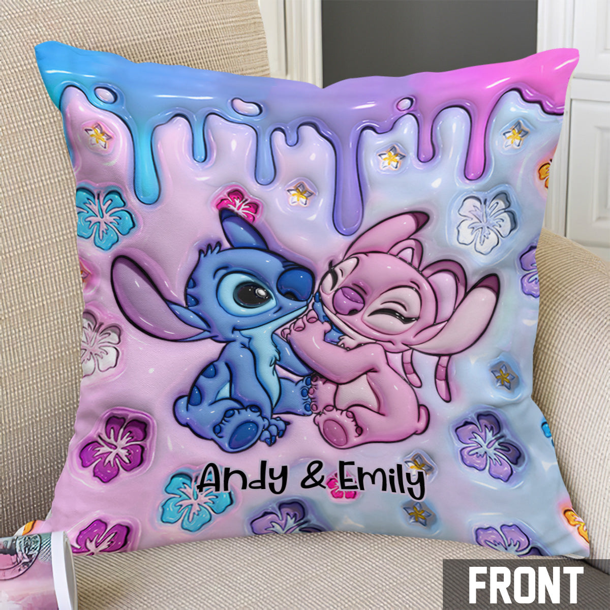 I'm Yours No Returns Or Refunds - Personalized Ohana Throw Pillow