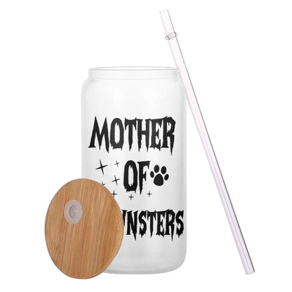 Mother Of Meownsters - Personalized Cat Can Glass