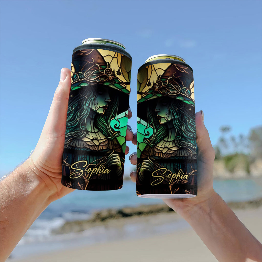 Mysterious Witch - Personalized Witch Can Cooler