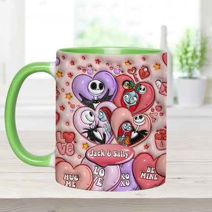 We’re Simply Meant To Be - Personalized Nightmare Accent Mug