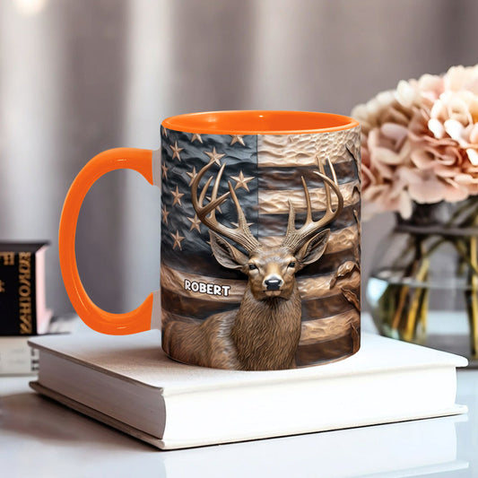 Deer Hunting - Personalized Hunting Accent Mug