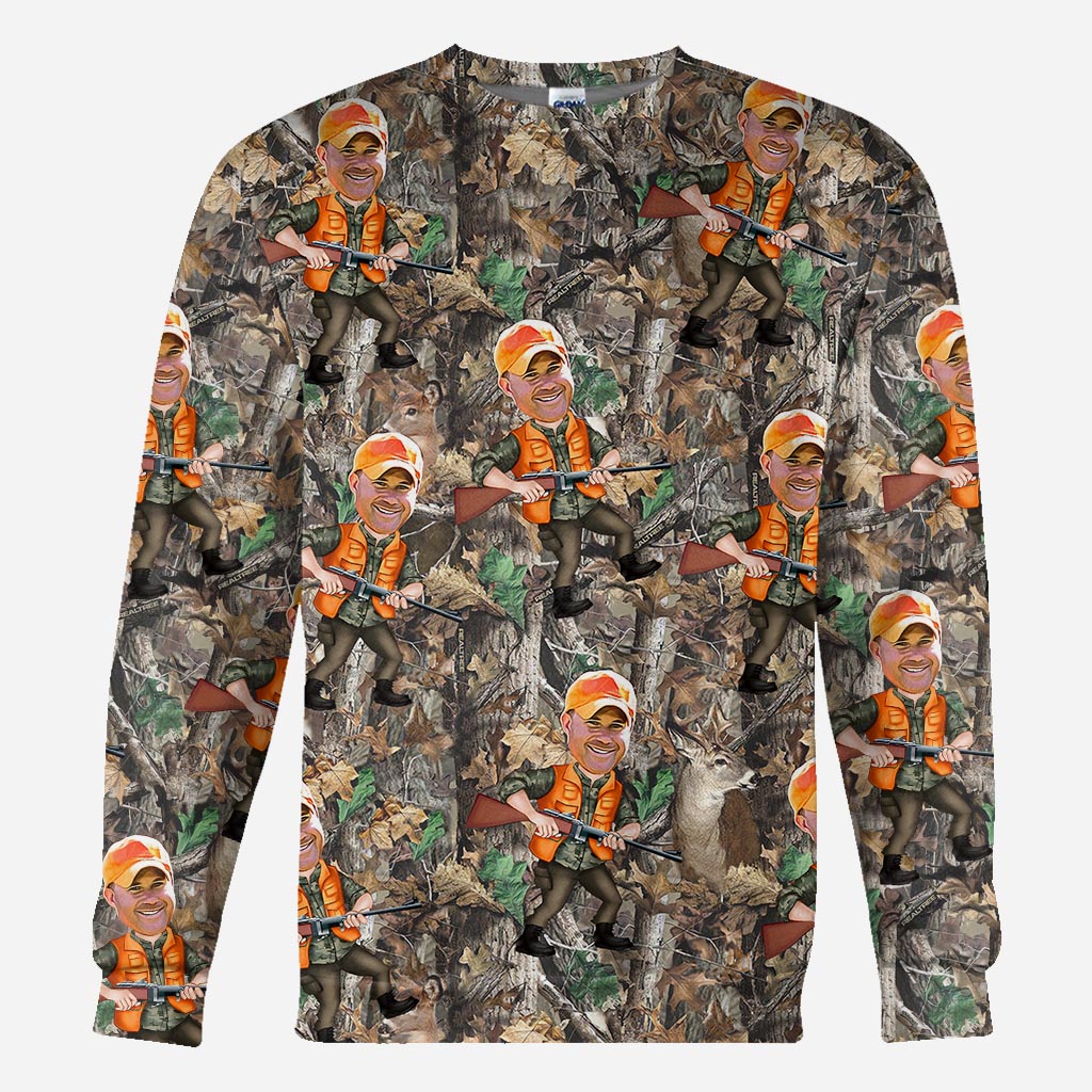 Photo Inserted Hunter - Personalized Hunting All Over Shirt
