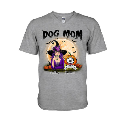 Dog Mom - Personalized Witch T-shirt & Hoodie