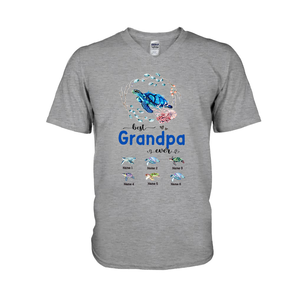 Best Nana Ever - Turtle gift for grandma, grandpa, mom, dad, uncle, aunt - Personalized T-shirt And Hoodie