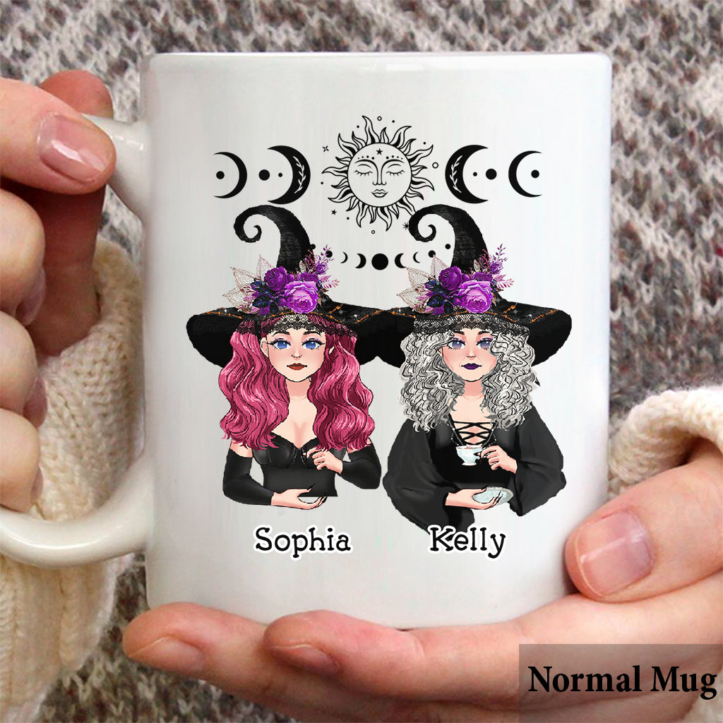 We Are Not Sugar And Spice - Personalized Witch Mug