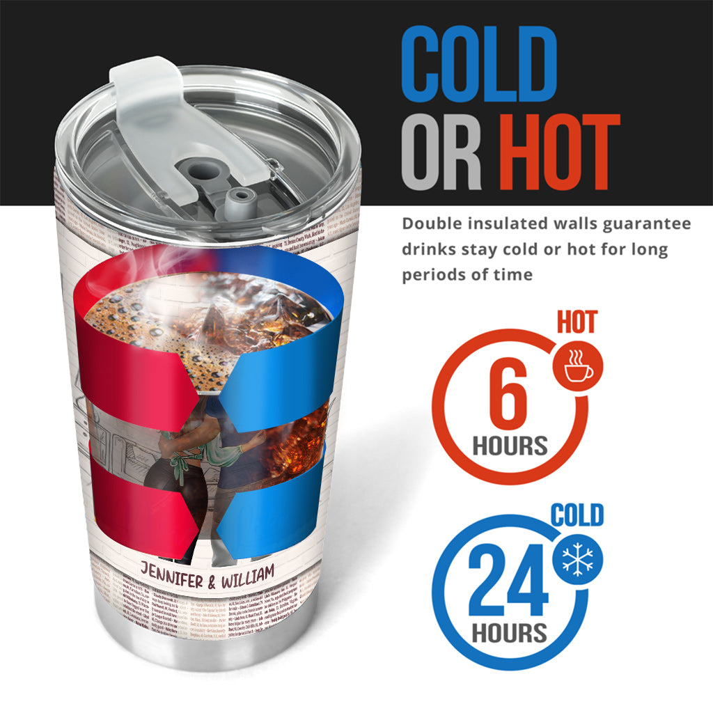 I Could Have Found You Sooner - Personalized Couple Tumbler