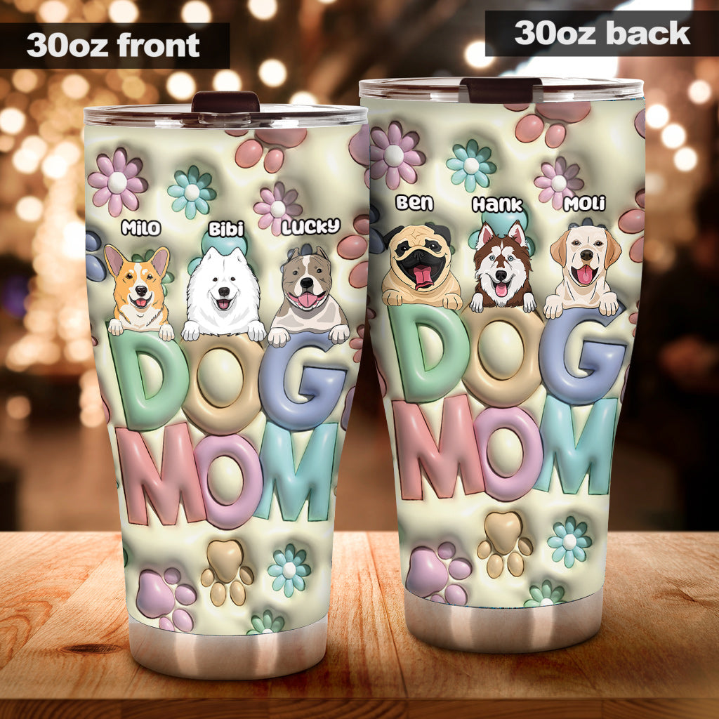 Dog Mom - Personalized Dog Tumbler