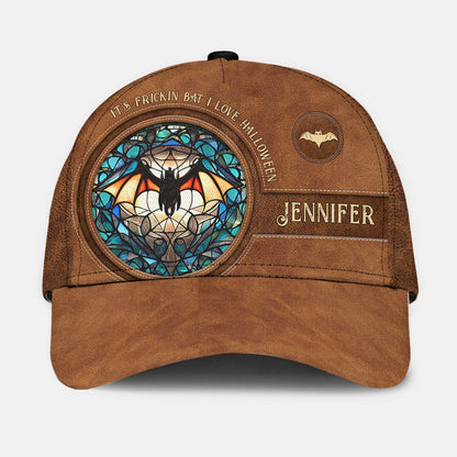 It's Frickin' Bat I Love Halloween - Personalized Witch Classic Cap