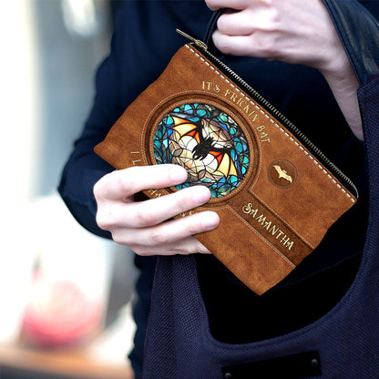 It's Frickin' Bat I Love Halloween - Personalized Witch Pouch