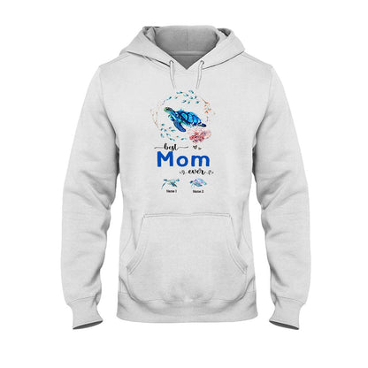 Best Nana Ever - Turtle gift for grandma, grandpa, mom, dad, uncle, aunt - Personalized T-shirt And Hoodie