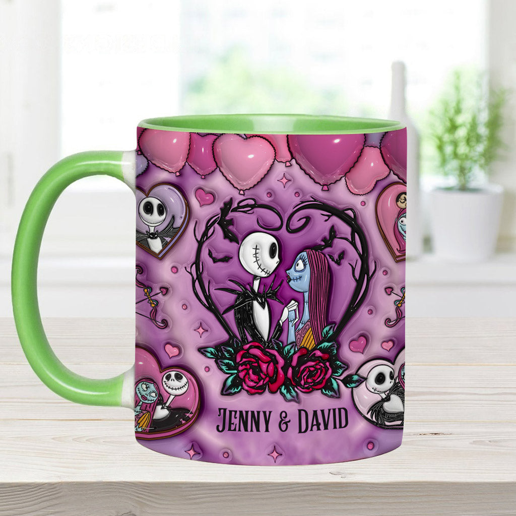 You And Me - Personalized Nightmare Accent Mug