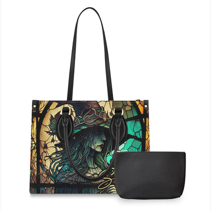 Mysterious Witch - Personalized Witch Leather Handbag