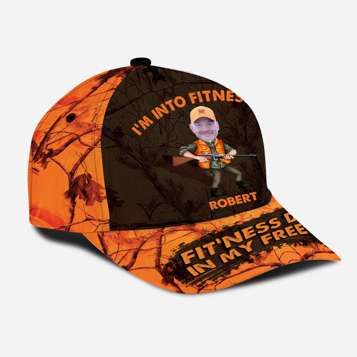 I'm Into Fitness Fit'ness Deer In My Freezer - Personalized Hunting Classic Cap