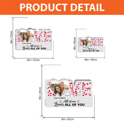 This Is Us - Couple gift for husband, wife, girlfriend, boyfriend - Personalized Custom Shaped Acrylic Plaque