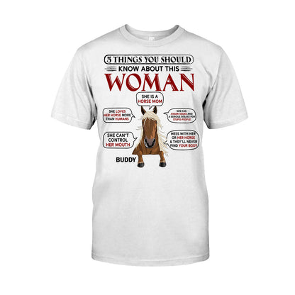 Horse Mom - Personalized Horse T-shirt & Hoodie