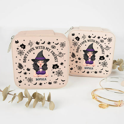 Don't F With My Energy - Personalized Witch Jewelry Box
