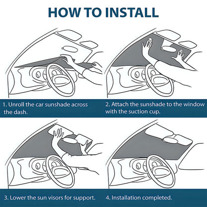 Get In Loser - Personalized Witch Car Sunshade